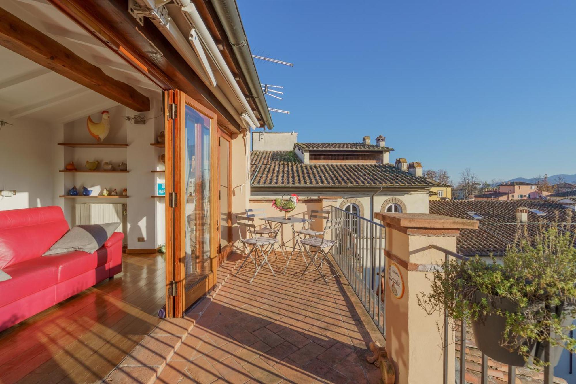 Terrazza Coccode' Spazioso Con Vista Mozzafiato! Lucca Exteriér fotografie